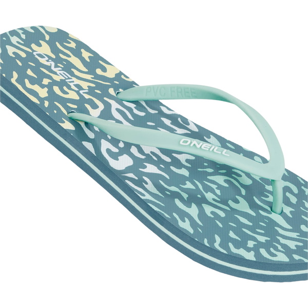 2025 O'Neill Kvinder Profile Grafiske Sandaler 1400060 - Yellow Animal Blur